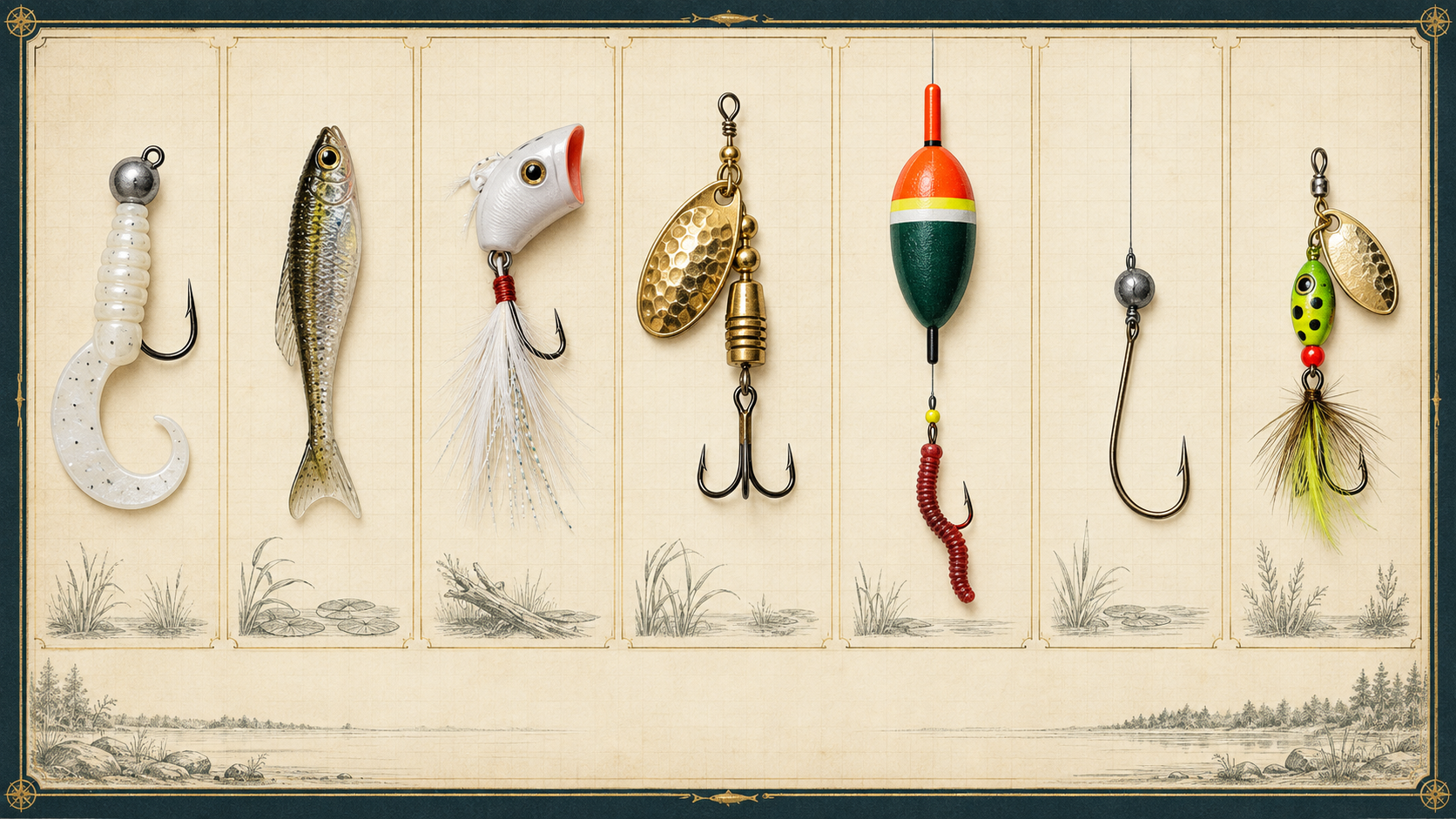 Editorial lure and rig study